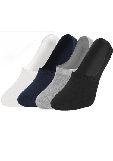 Premium 9'lu Dikişsiz Burunlu Silikonlu Bambu Babet Çorap Asorti