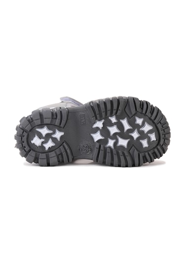 Kiko Kids Erkek Bebek Sandalet Arz 2399 Açık Gri