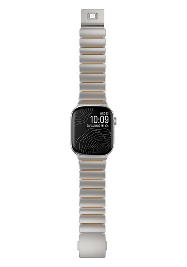 Watch 44mm Ardx Krd-152 Titanyum Silikon Kordon - Siyah-turuncu