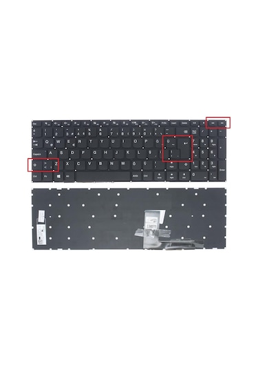 Lenovo Uyumlu Ideapad 510-15Isk (80Sr) Notebook Klavyesi (Siyah Tr) - 549488193