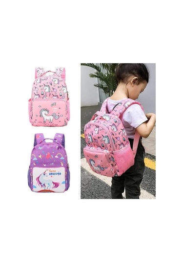 Three Beans Okula Dönüş Çocuklar Anaokulu Sırt Çantası Çocuk Erkek Kız Karikatür Unicorn Sırt Çantası Okul Kitap Çantaları Pembe Glg7vh Pembe