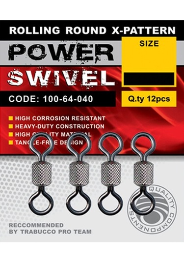 Trabucco Rolling Round X-p Swivel Fırdöndü 4 No