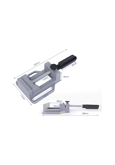 Matkap Mengenesi Kalıpcı Düz Çene Ayarlı Tezgah Mengenesi Işkence