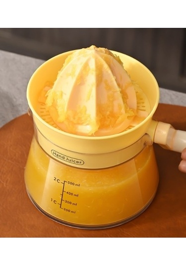 Wondernest Manuel Limon Sıkacağı, Sarı, Lichen Fonksiyonlu, Pratik Sarı