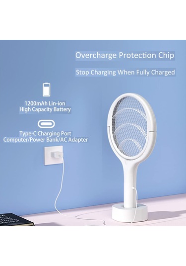 Hangfox 5-1 Fonsiyonlu Şarjlı Elektrikli Sindirge: Işık İle Kovucak, 90 Derece Ayarlanabilir, 1200mah Pil, Usb Şarj, Duvar Montajlı