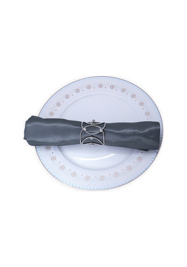 Sones Cjk1019 Üç Boyutlu Elmas İşlemeli Peçete Tokası Otel Masası Düğün Ziyafet Aksesuarları Gümüş