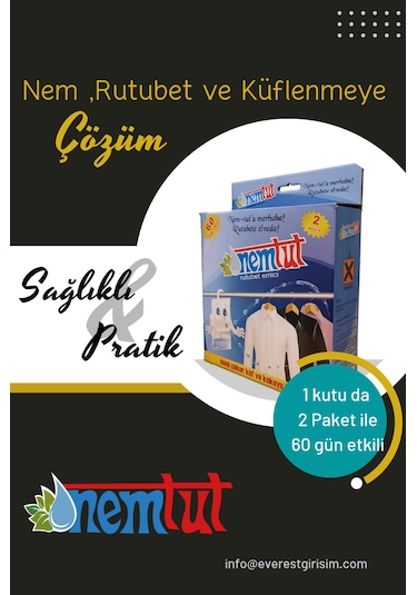 Nem Giderici Rutubet Emen Koku Küf Gideren 30 Kg 30 Kutu 60 Paket