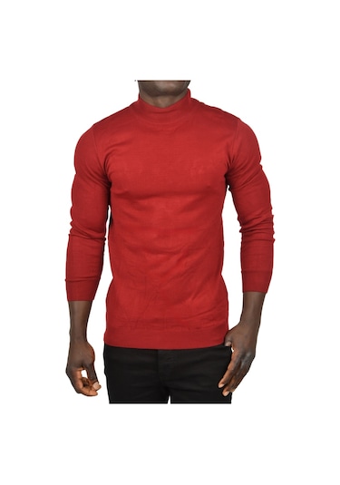 Deepsea Erkek Bordo Yarım Balıkçı Yaka Tüylenmeyen İnce Triko Kazak 2505502 Bordo Deepsea Erkek Bordo Yarım Balıkçı Yaka Tüylenmeyen İnce Triko Kazak 2505502 Bordo