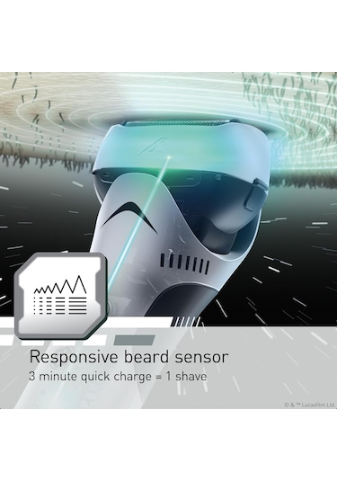 Panasonic ES-SWLT2-W Star Wars Stormtrooper Elektrikli Tıraş Makinesi