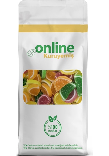 Online Kuruyemiş Jöle Lokum Dilim 500 Gr
