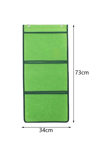 Suntek Magideal Anaokulu Sanat Sergisi Asılı Çanta Çok 3-ızgara-yeşil Yeşil