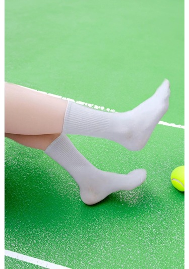 Tenis Çorabı Kolej Çorap Unisex 2 Adet 001