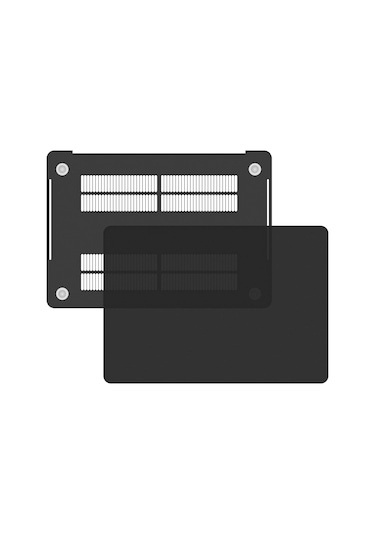 Blogy Apple Uyumlu MacBook Pro 14.2 İnç Crystal Fit Kılıf Siyah