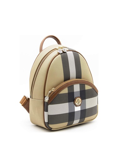 Silver Polo Unisex Sırt Çanta 945 Bej - Taba