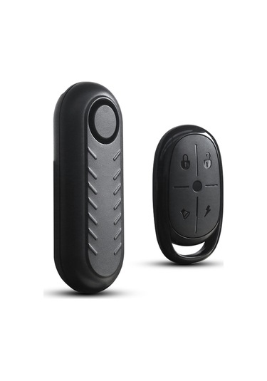 Geeksen 110db Titreşim Sensörlü Su Geçirmez Alarm Sistemi - Bisiklet, Motorsiklet, Golf Arabası İçin Uzaktan Kumanda İle Güvenlik Aksesuarı Zxc400d