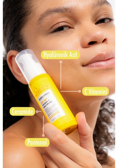 Maru.derm Güneş Kremi Spf 50+ C Vitamini Güneş Kremi 50 Ml Yeni Nesil Kore Filtreleri
