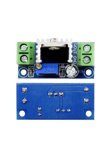 Alkatronik-Lm317 Modül Dc Lineer Regulatör 2A Voltaj Düşürücü