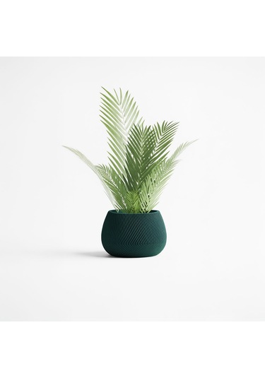 Modern Tasarım Dekoratif Çizgili Saksı