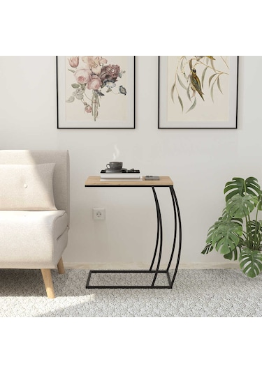 Profile C Sehpa - Florida Meşe 50x62x35 Cm