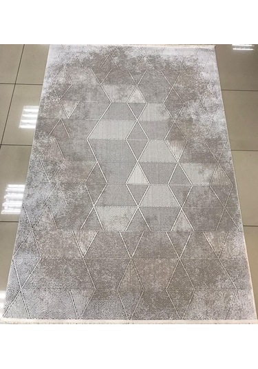 Merinos Halı Ritim 73340 071 Serisi Salon Oturma Yatak Odası Halısı Kahverengi - Bej