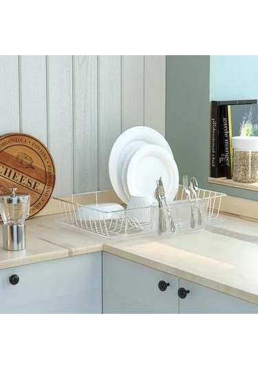 Geseus Home Tek Katlı Tabaklık Bulaşıklık Krom Kb003k Krom