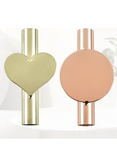 Hangfox Gümüş Altın Yuvarlak Metal Duvar Süs Takımı - Delmezsiz Yapıştırıcı, Çiçek Konulu, İç Mekan Dekorasyonu, Dayanıklı Malzeme