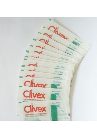 Clivex C6107P Şeffaf Steril Pansuman Yara Örtü 5 x 7.5 CM 50 Adet