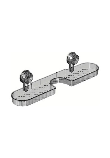 Gateesat Koyu Gri Modern Banyo Saklama Ünitesi Delme Yok Tasarruflu Duvar Askılı Koyu Gri