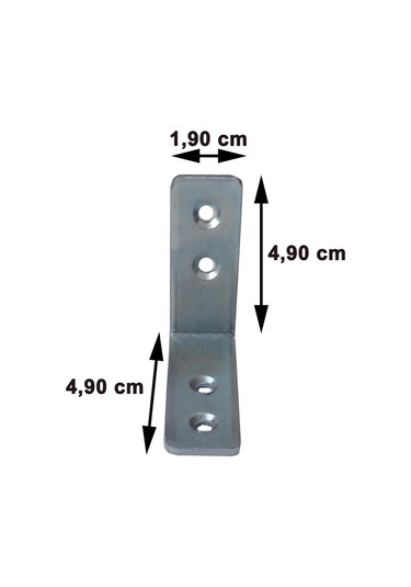 Ennalbur Gönye L Tipi No:5 5 Adet Nikel
