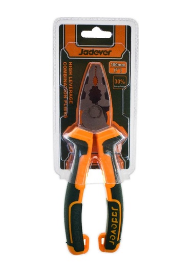 Jadever Kombine Pense, 180mm, Siyah-turuncu