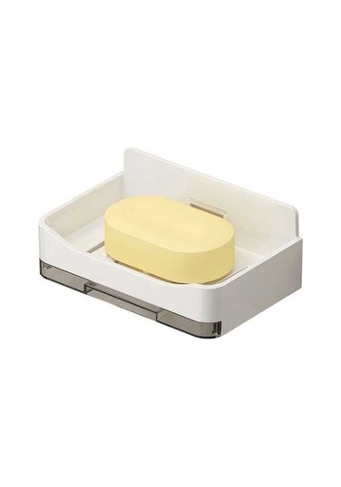 Besthome1 Duvar Montajlı Sabun Tutucu Beyaz - Su Tüpü Ve Taşınabilir, Dayanıklı Abs Plastik Beyaz