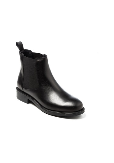 Nero Black Bot Kadın 98l3 Frau Seta Ankle Boot Nero Siyah
