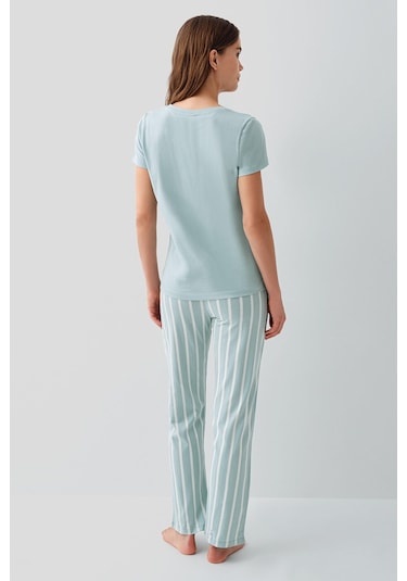 Pierre Cardin Kadın Yeşil Pijama Takım Yeşil