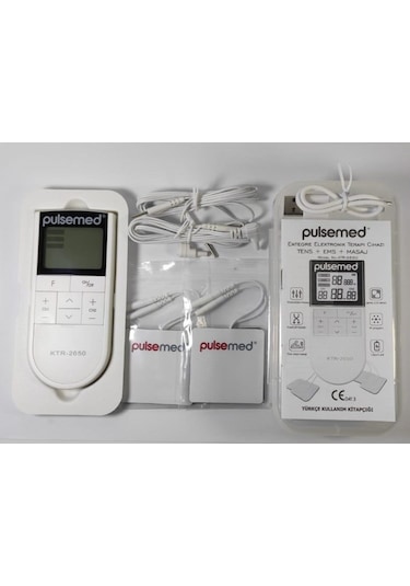 Pulsemed Ktr 2650 Tens Ems Masaj Cihazı Şarjlı ve Pilli Beyaz