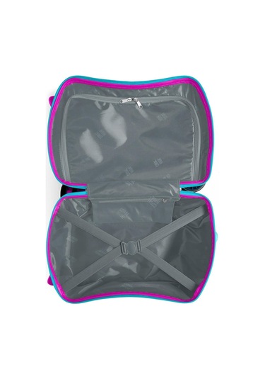 Coral High Otur-çek Kız Çocuk Valizi - Pembe Motorlu Kedi Çok Renkli