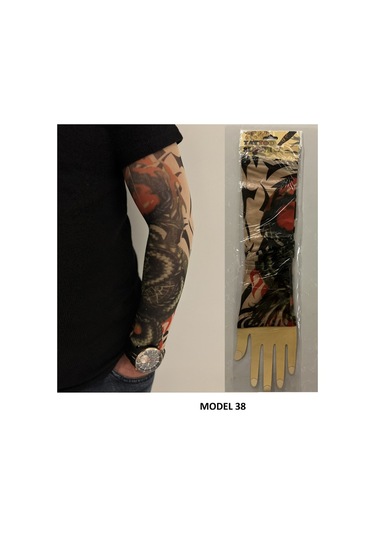 Giyilebilir Dövme 3 Çift 6 Adet Kol Çorap Dövmesi Sleeve Tattoo Set26