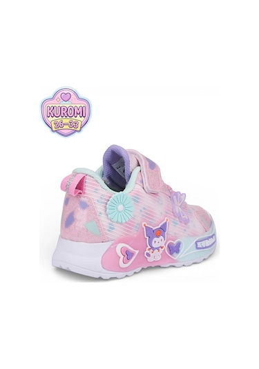 Kuromi 726 Kız Çocuk Işıklı Rahat Sneaker Pembe