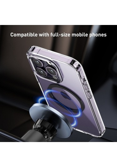 Wondernest Momax Move Evrensel Şeffaf Manyetik Araç Tutucu Hava Çıkışlı Siyah Siyah