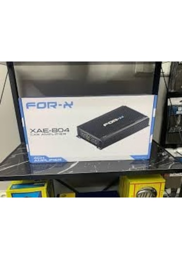 For-x 4x80 Rms Oto Amfi Bass Kontrollü 4 Kanal Xae804 Ab Clas