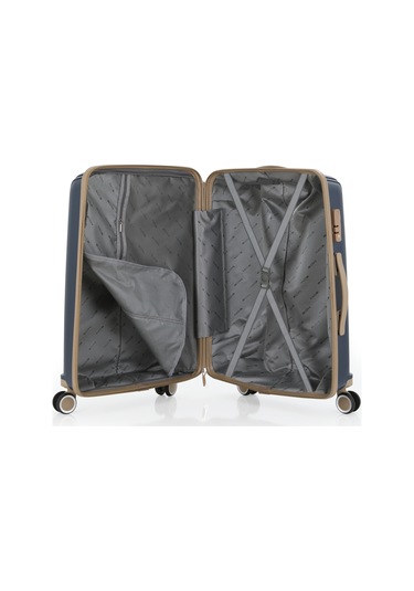 Mçs Polipropilen Valiz V305 75 Cm S18y10003375 11014 Lacivert Şampanya Çok Renkli