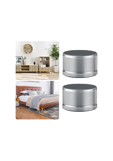 Suntek Kanepe Masa Yükselticileri 2x Çamaşır Gümüş