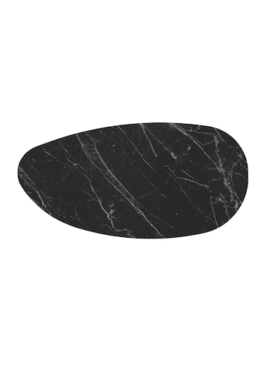 Nora Mdf Ahşap Orta Sehpa - Siyah Mermer Desen