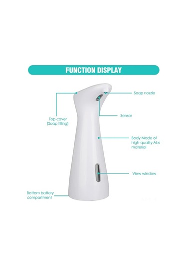 Ximistore9 Otomatik Sabun Dağıtıcı, Entegre Kızılötesi Sensör, Dokunmadan 5cm Mesafede Çalışır, 200ml Kapasite, Ev Ofis Hastane Uygun Çok Renkli