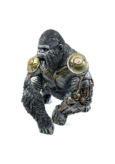 Steampunk Goril King Kong Biblo 25 Cm
