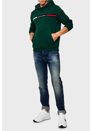 Tommy Hilfiger Erkek Sweat Mw0mw37361 L6k Yeşil Yeşil Tommy Hilfiger Erkek Sweat Mw0mw37361 L6k Yeşil Yeşil