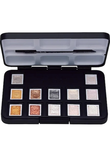 Talens Van Gogh Tablet Sulu Boya Seti Metalik Renkler 12 Renk