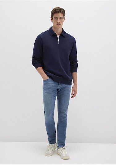 Mavi - Jake Sporty Indigo Puslu Jean Pantolon 0042290651 Mavi