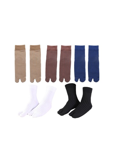 Suntek Elastik Pamuk Tabi Çorap 2 Parmaklı Parmak Arası Terlik Mavi