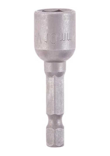 Manyetik Lokma Ucu, 10 Mm, Krom Vanadyum Çelik