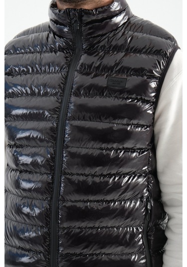 Shooter Sportswear Erkek Parlak Yelek Luxe Bej Siyah